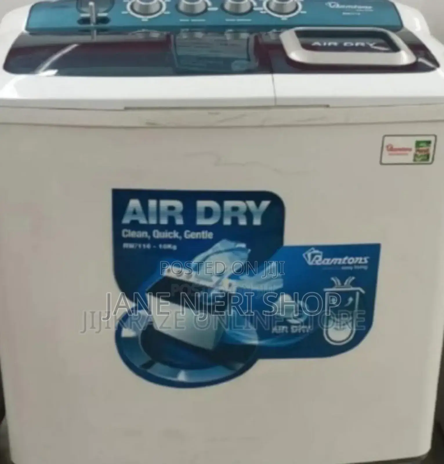 Twin Tub 10kgs Ramtons Washing Machine