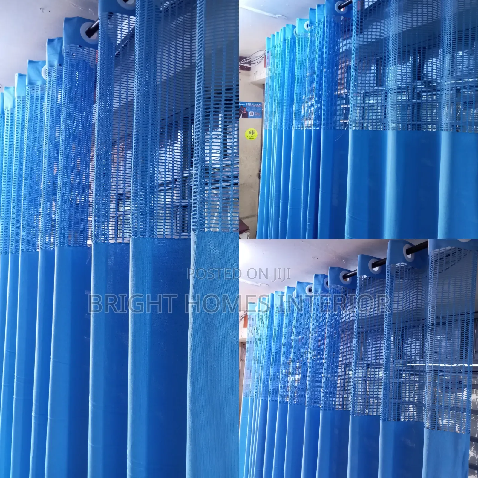 Blue Hospital Curtain Heavy Hospital Curtain