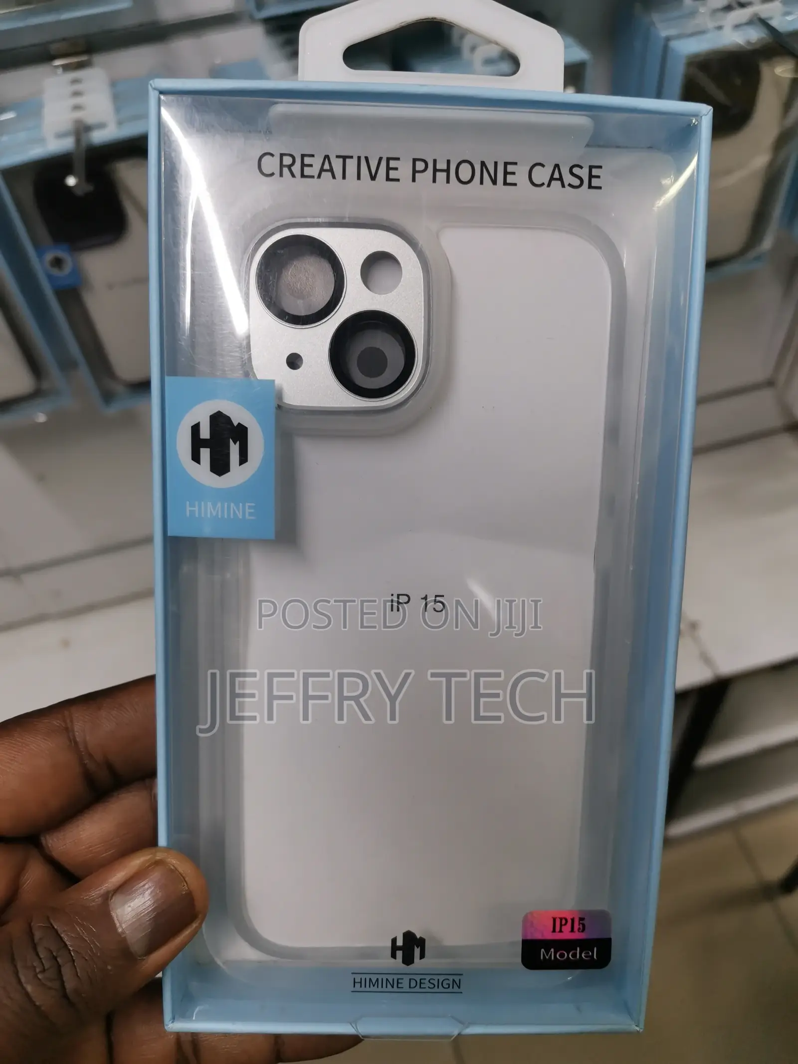 Plating Case for iPhone 15 Clear With Camera Lens Protector