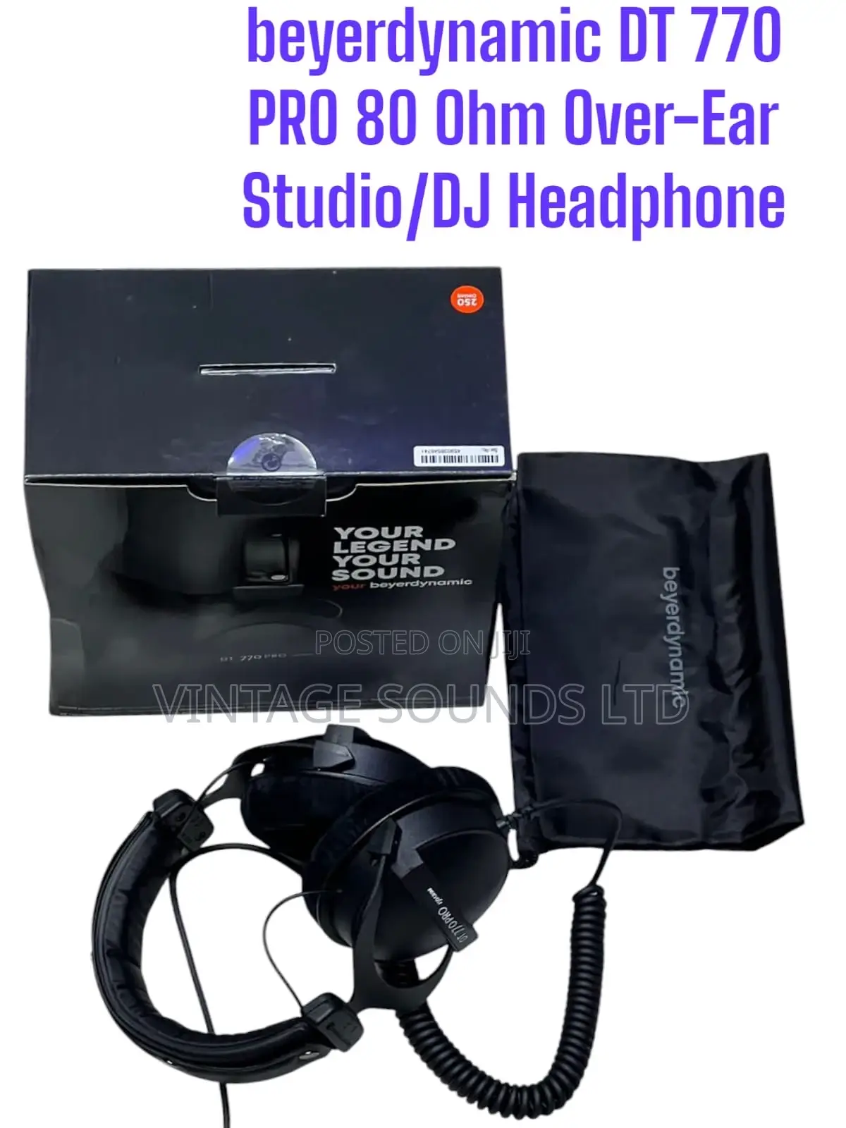 Beyerdynamic DT 770 PRO Recording Monitoring Headphone 80oh