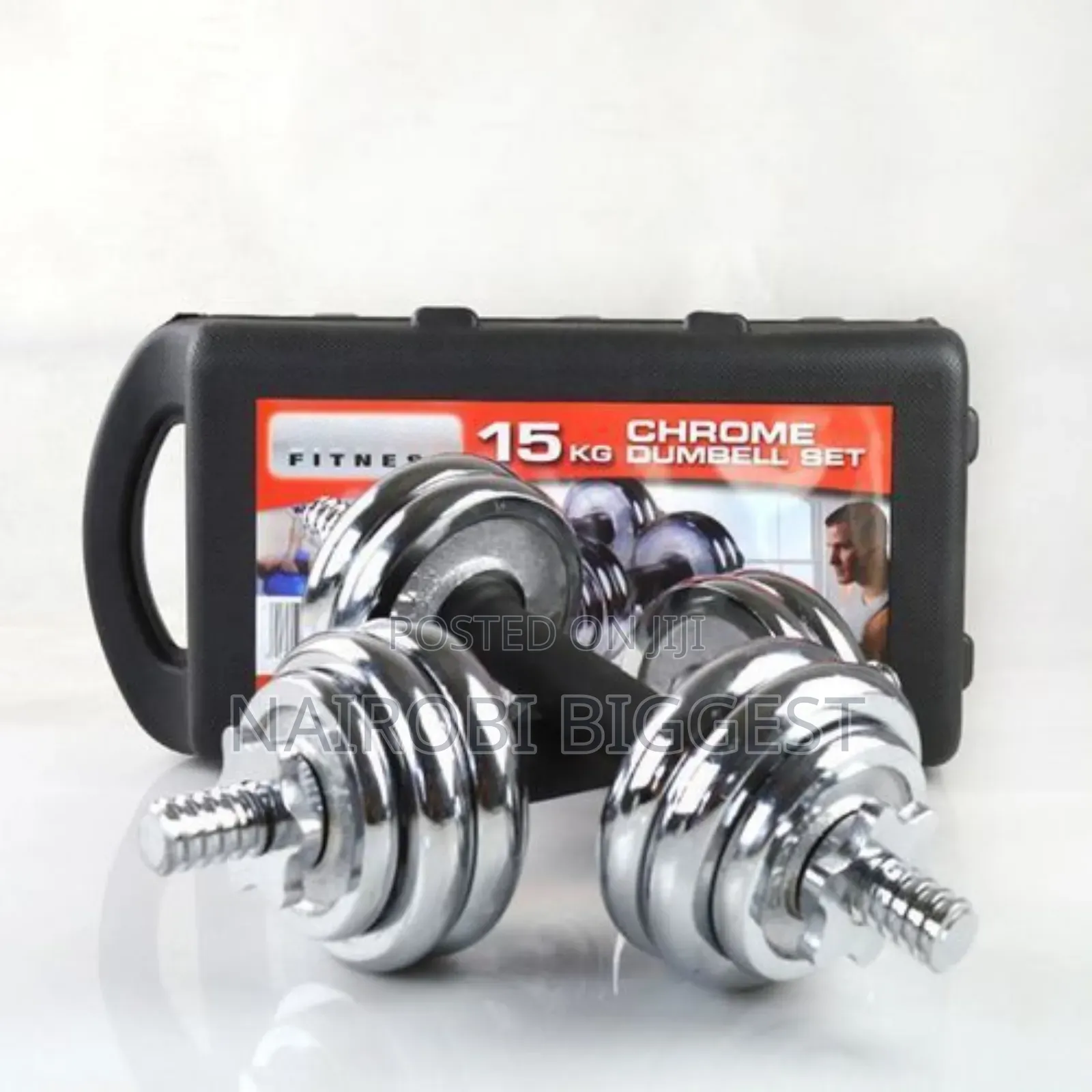 15kgs Staineless Chrome Dumbells