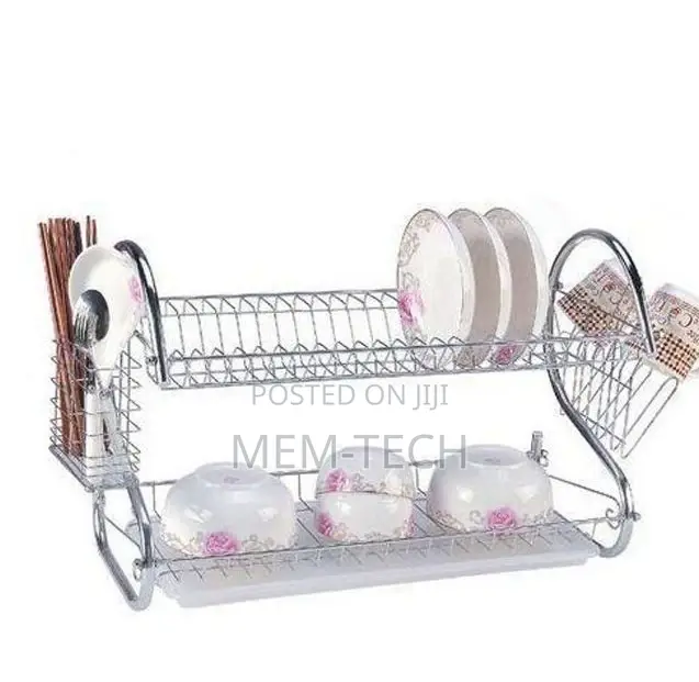 Nunix 2 Layer Stainless Steel Dishrack