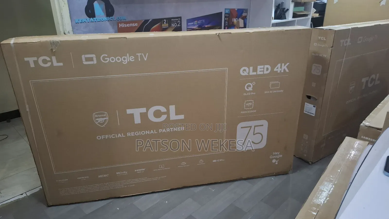 TCL 75 Inch C655 (New 2024) Qled Pro Smart Google Tv –75c655