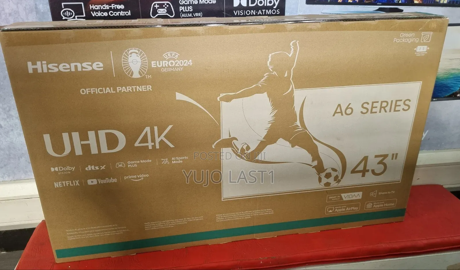 Hisense 43 Inch Uhd Smart Tv 43a6n