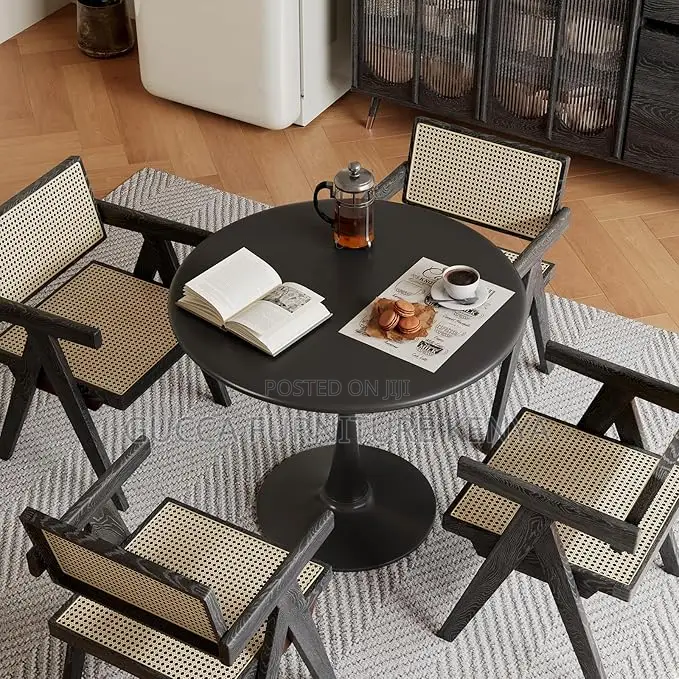 Dining Tables: Mid Century Small Pedestal Tulip Table
