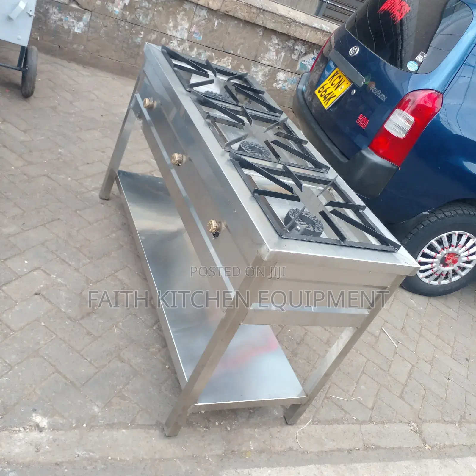 Heavy Gauge Stainless Steel 3 Burner