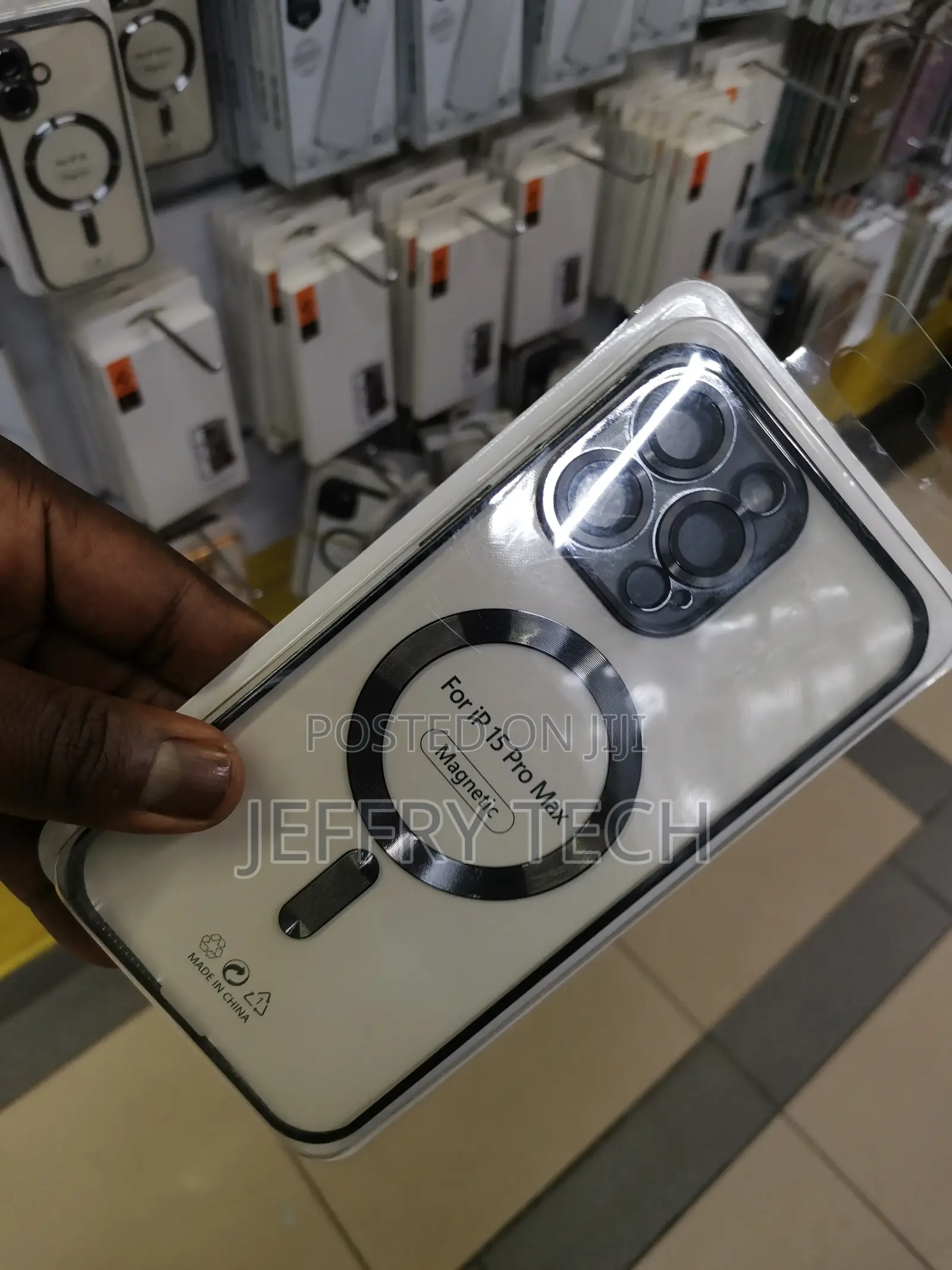 iPhone 15 Pro Max Camera Lens Full Protection With Magsafe