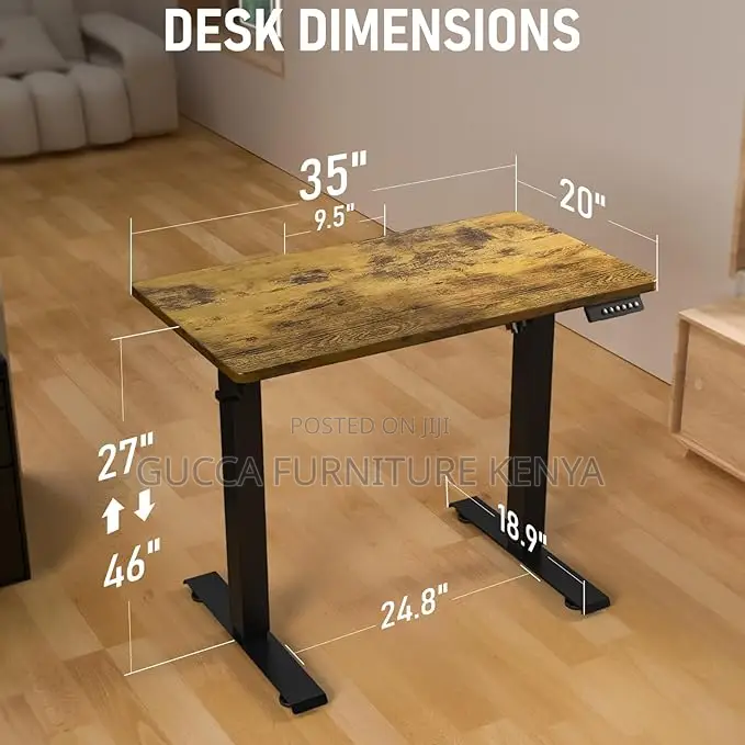 Office Tables: Modern Adjustable Height Sit Stand Up Desk