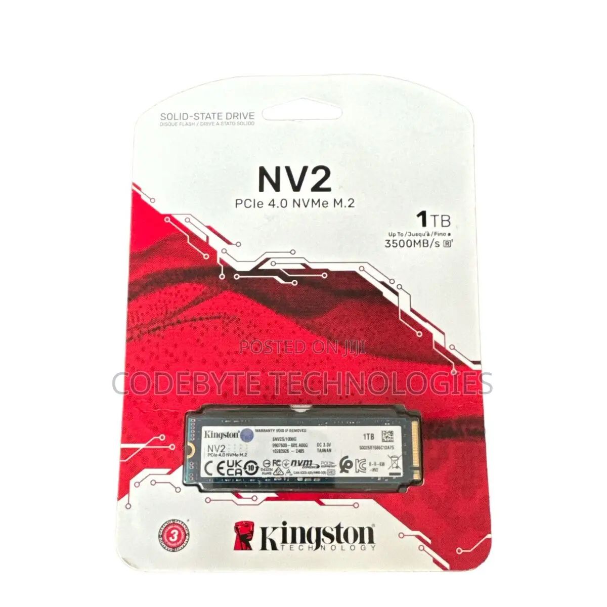 Kingston Nv2 Pcie 4.0 Nvme SSD 1tb \\Nvme 1tb Kingston