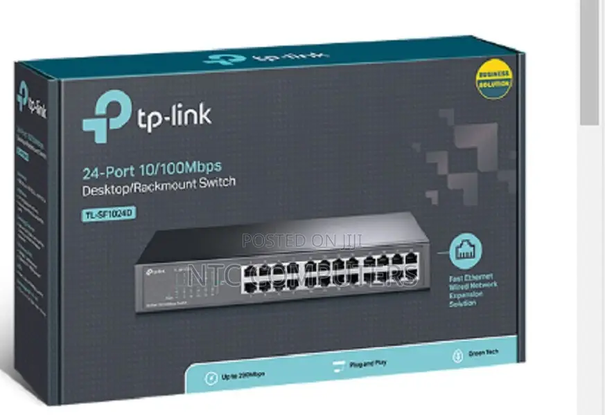 Tplink 24-Port 10/100mbps Desktop/Rackmount Switch Tl-Sf1024