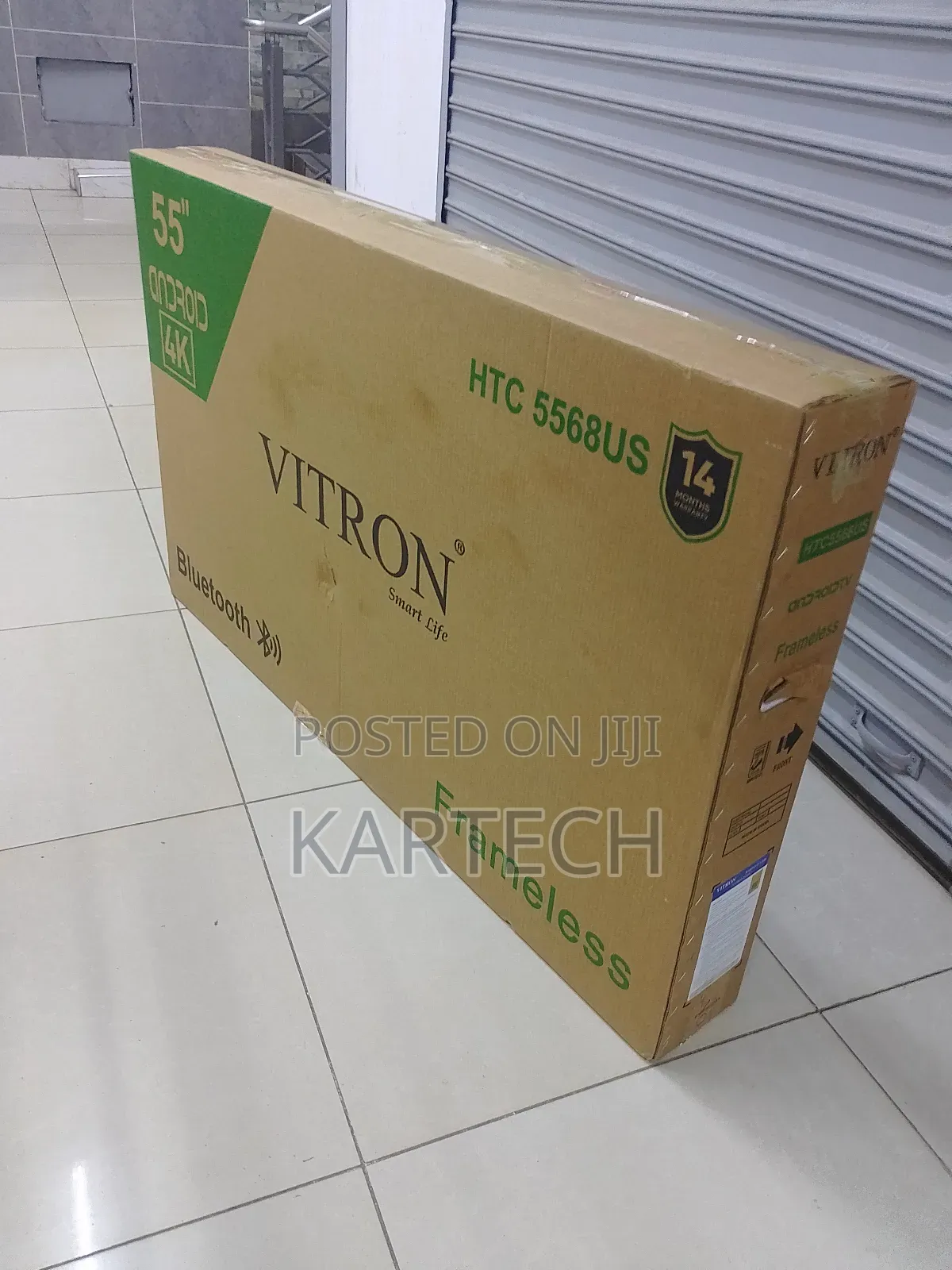 Vitron 55 Inches Smart Android Tv Frameless Ultra Hd