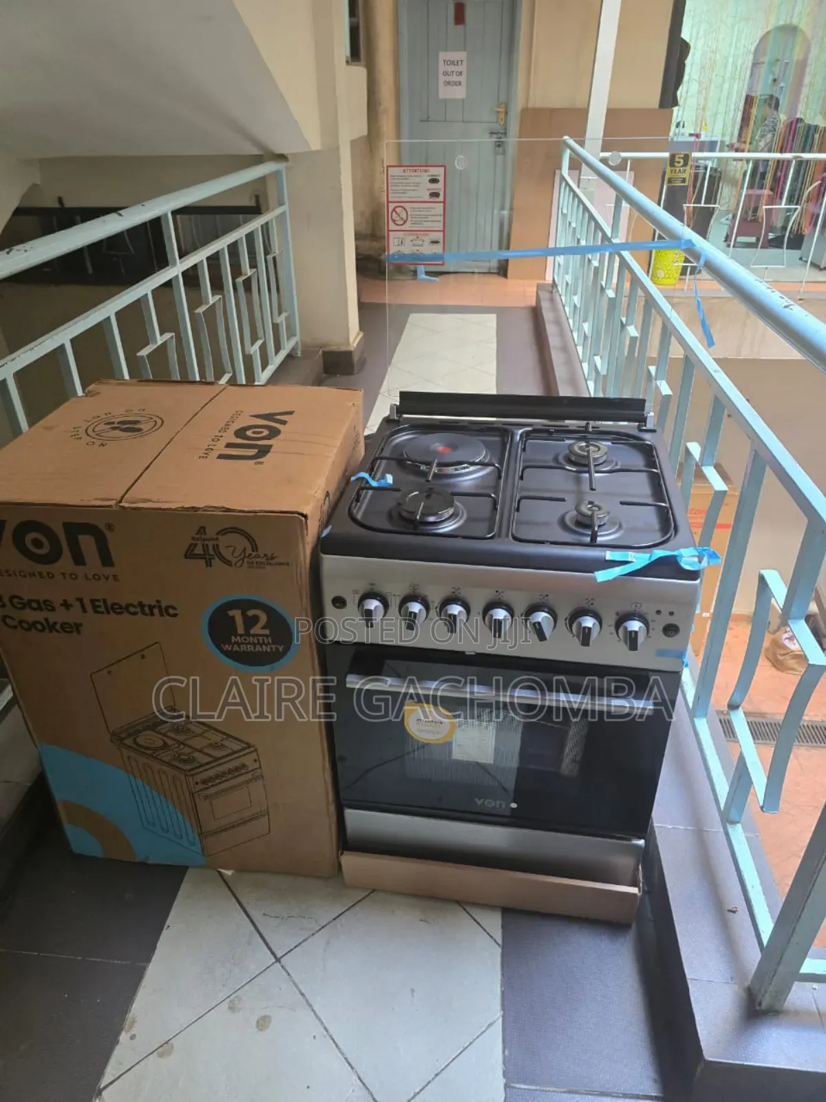 Von Free Standing Cooker 58cm by 58cm