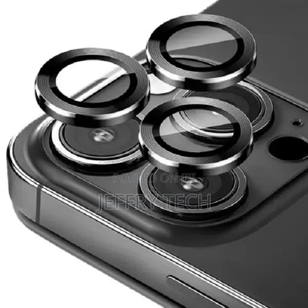 Metal Ring Glass Camera Lens Protector Cover for iPhone 14
