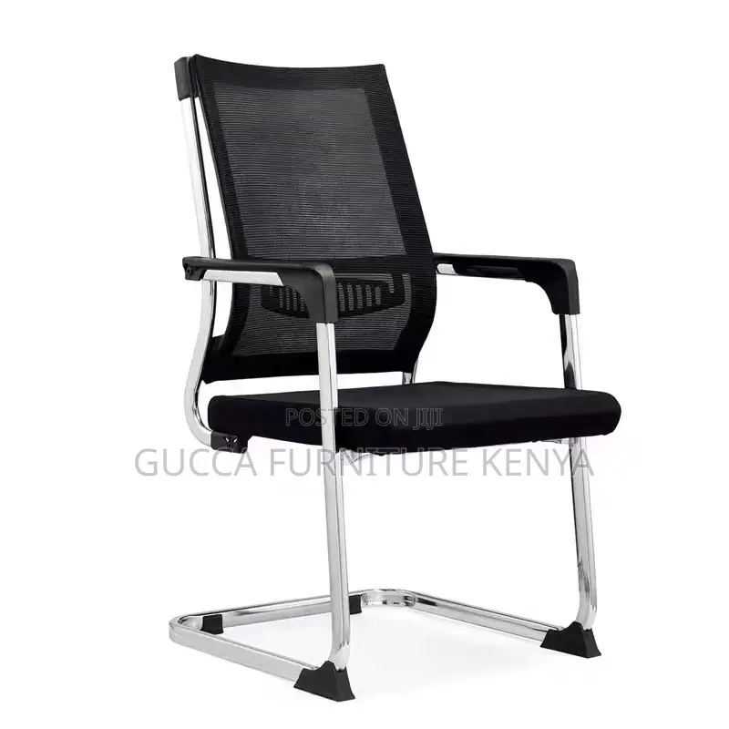 Office Chairs: Cantilever Mesh Office Guest Seat