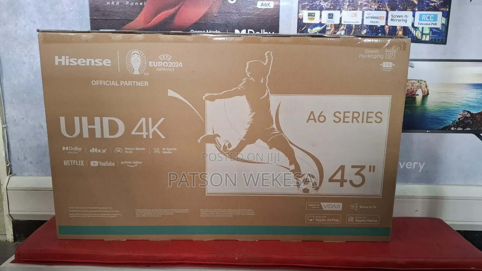 Hisense 43 Inch 43a6n (New 2024) Vidaa Smart Uhd Tv