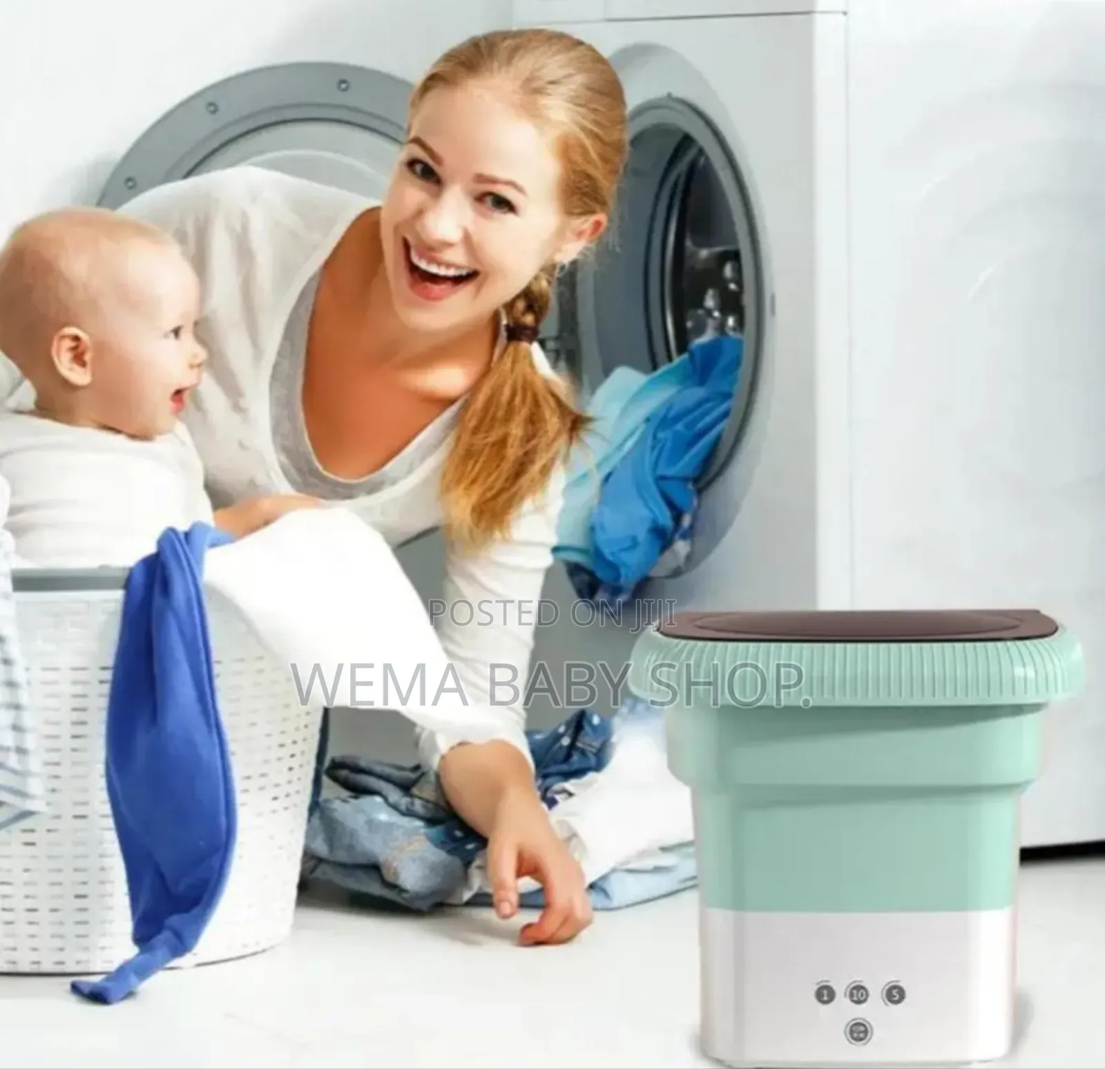 Portable/Foldable Mini Washing Machine (7.5kgs)