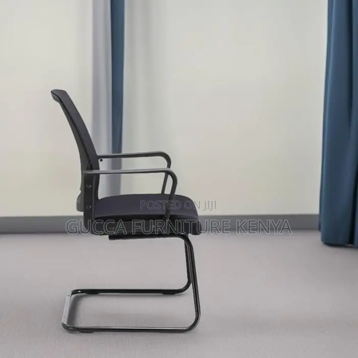 Office Chairs: Mid Back Mesh Guest Chair for Conference Room