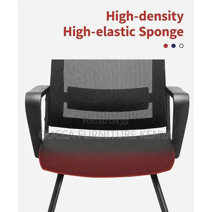 Office Chairs: Mid Back Mesh Guest Chair for Conference Room