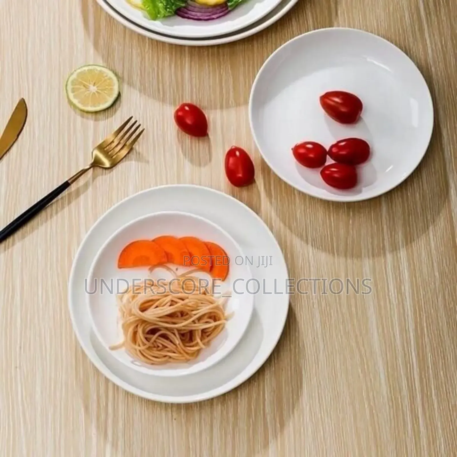 High-Quality Round Salad Plates for Restaurants and Homes.