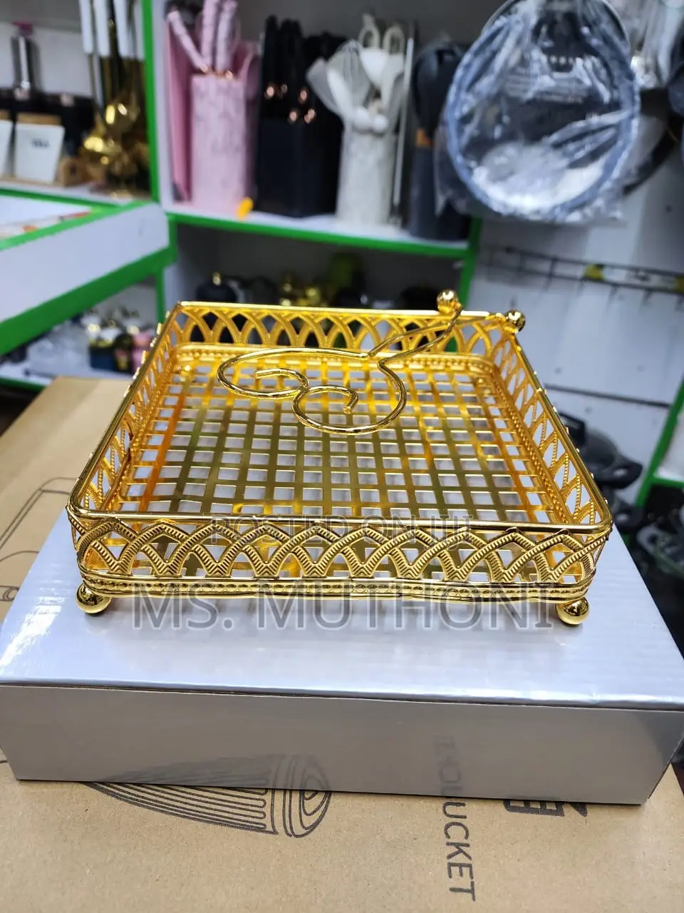 Luxury Gold Napkin Holder/Serviette Holder