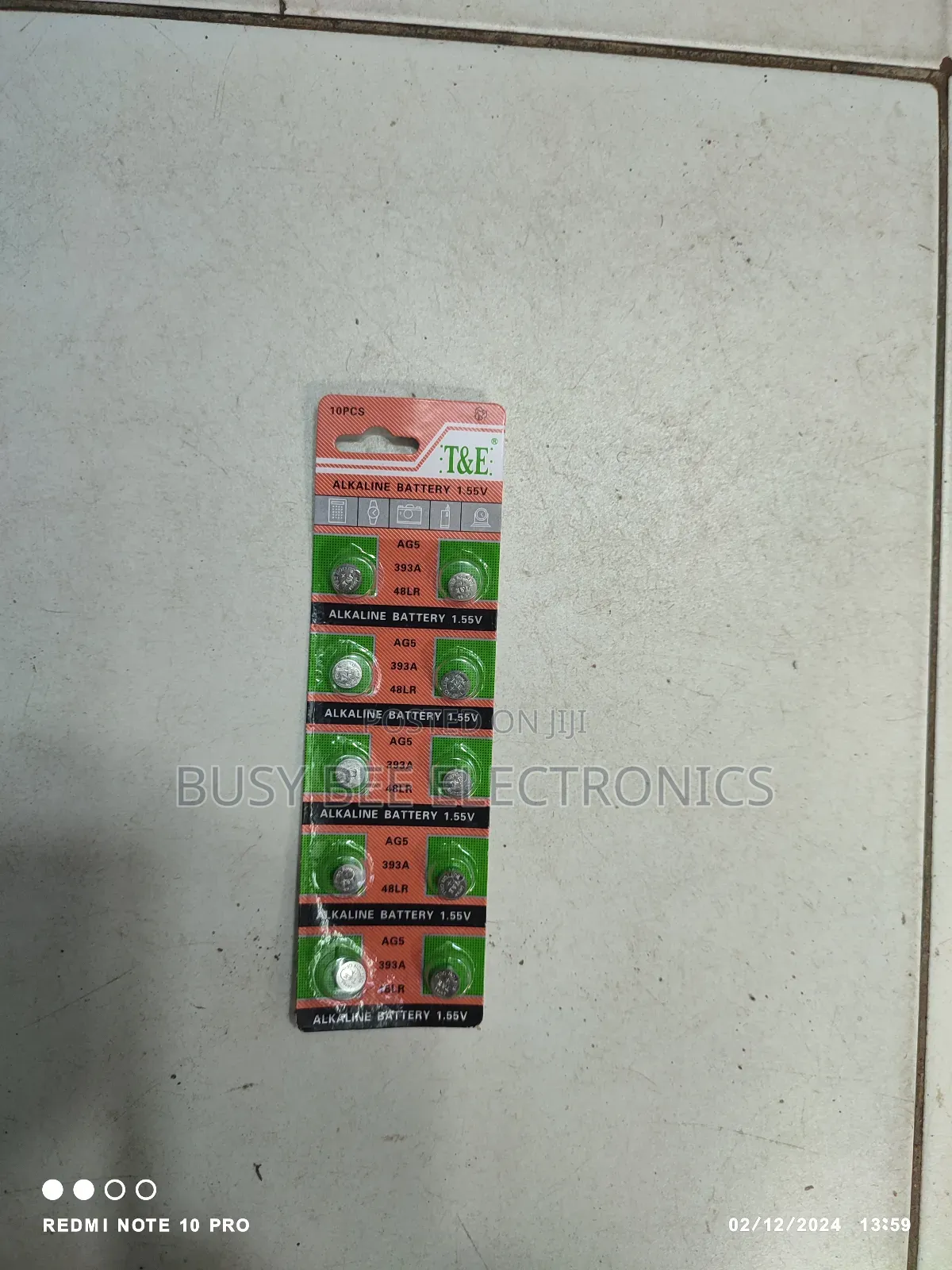 Ag5,393A,48lr Alkaline Batteries