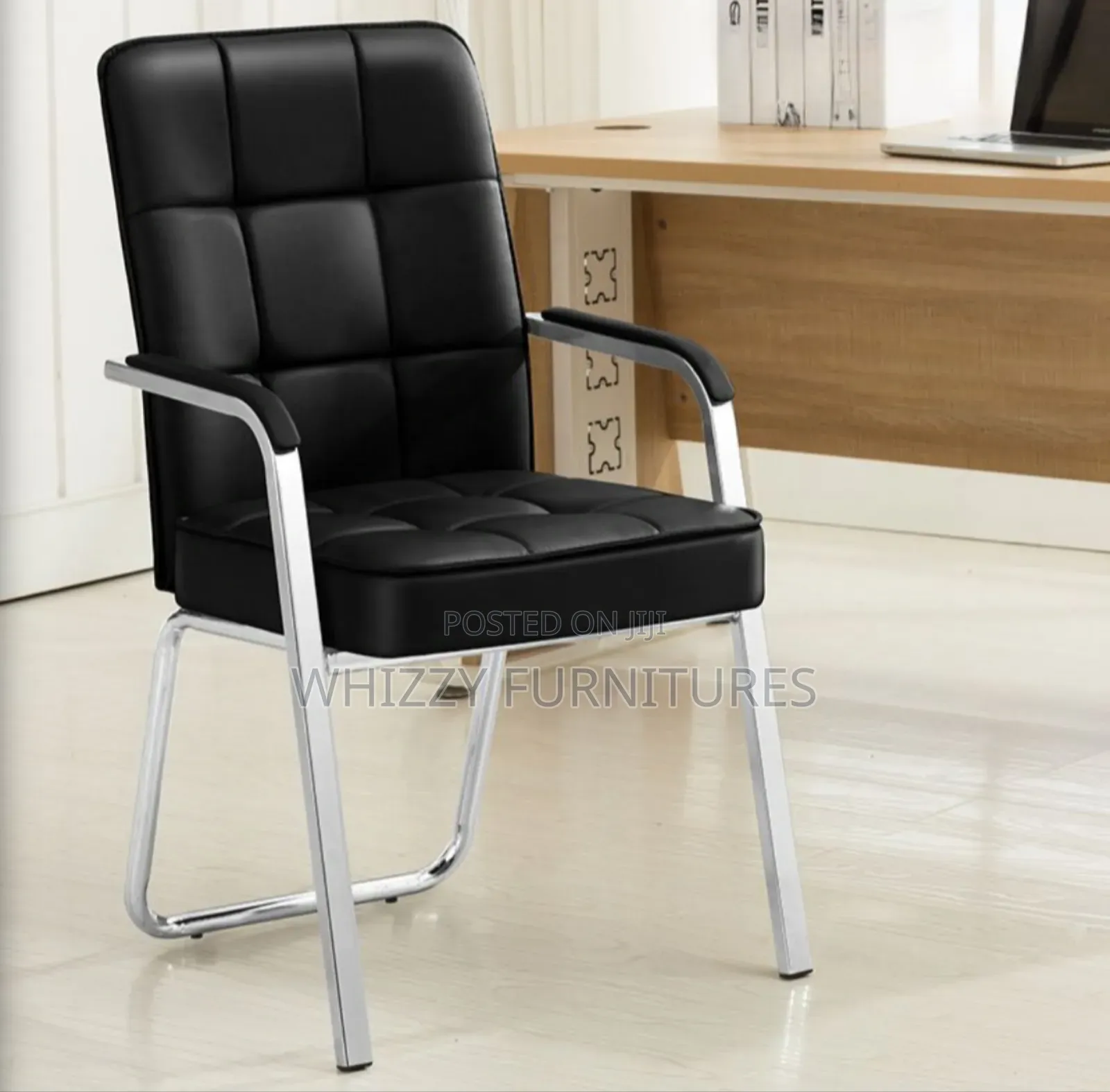 Modern Leather Waiting Chair