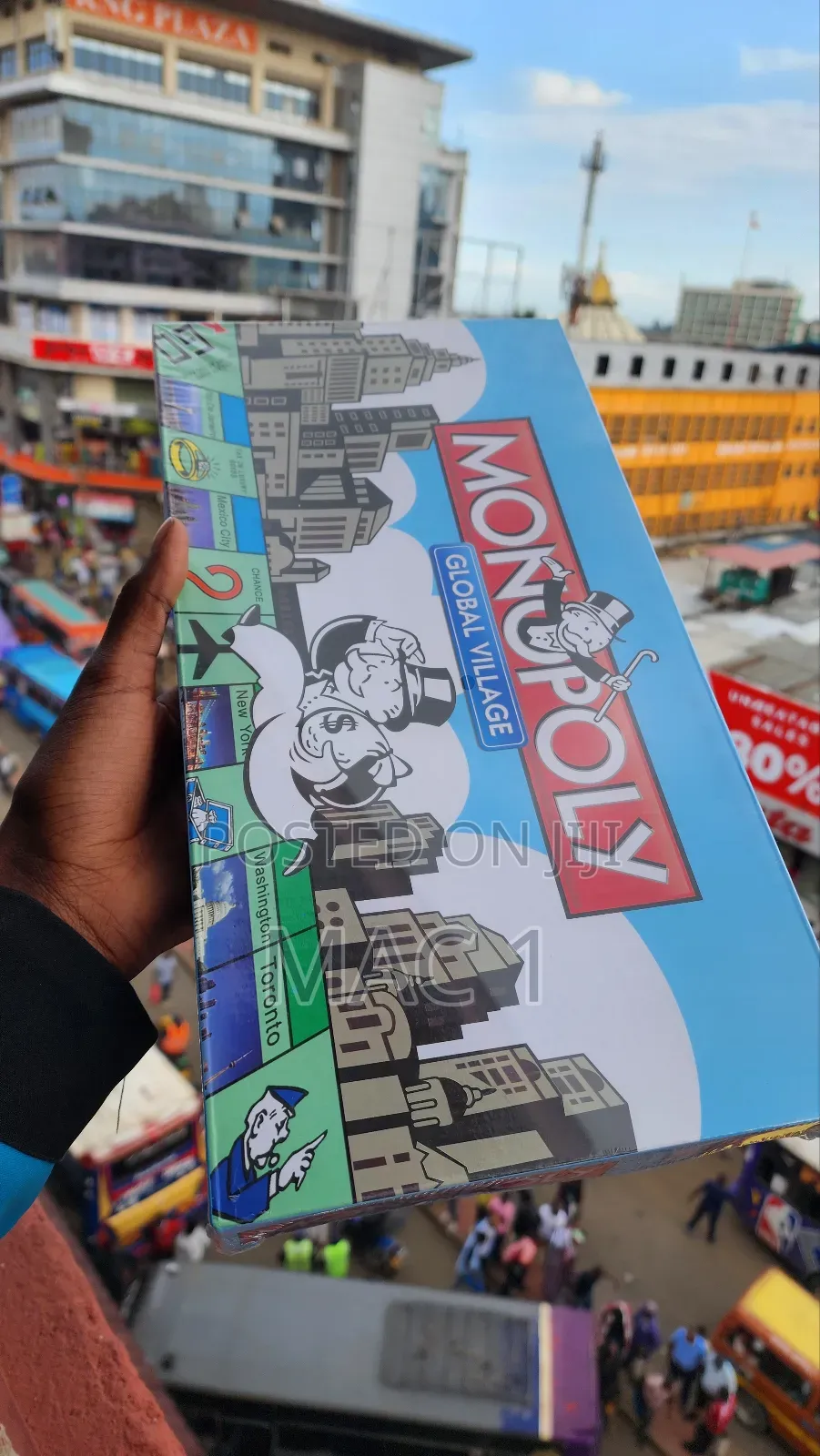 Global Village Monopoly Blue Boards