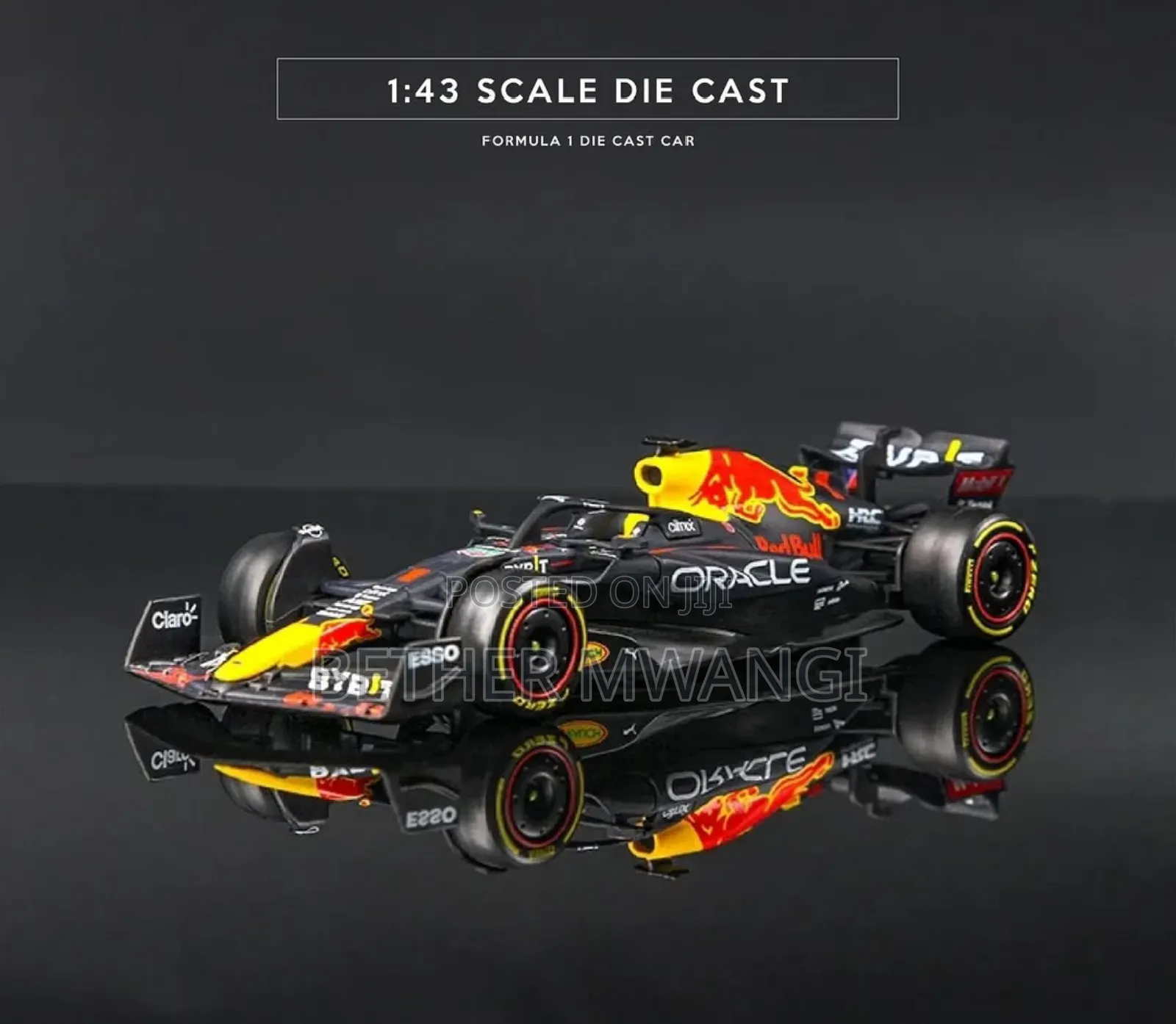Formula 1 Red Bull Die Cast Sergio Perez in Kenya