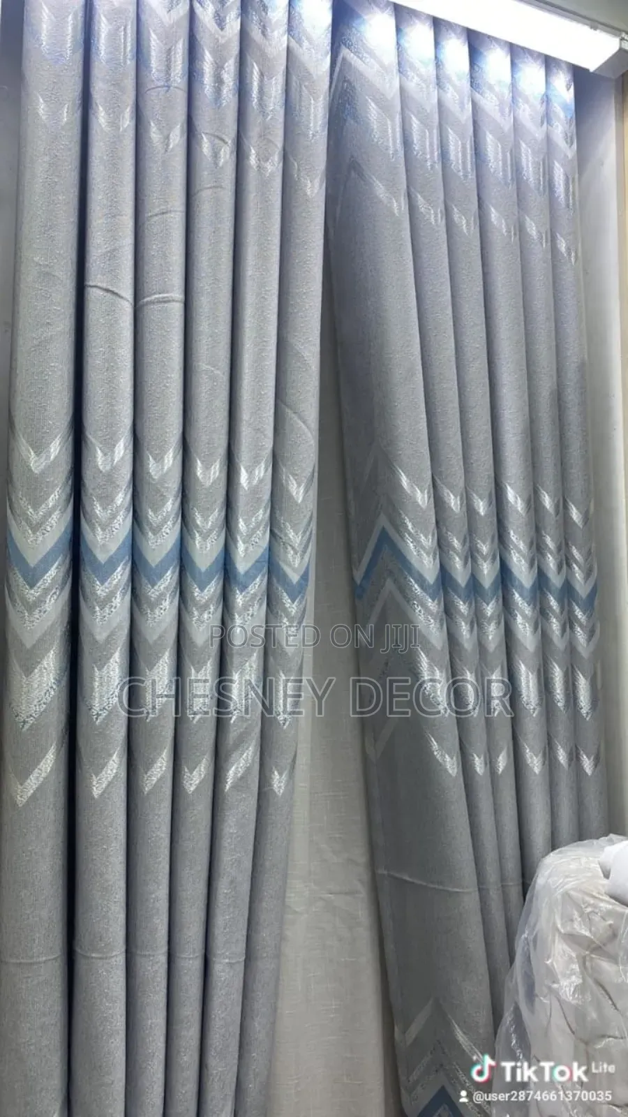 Gray Heavy Curtains and Sheers