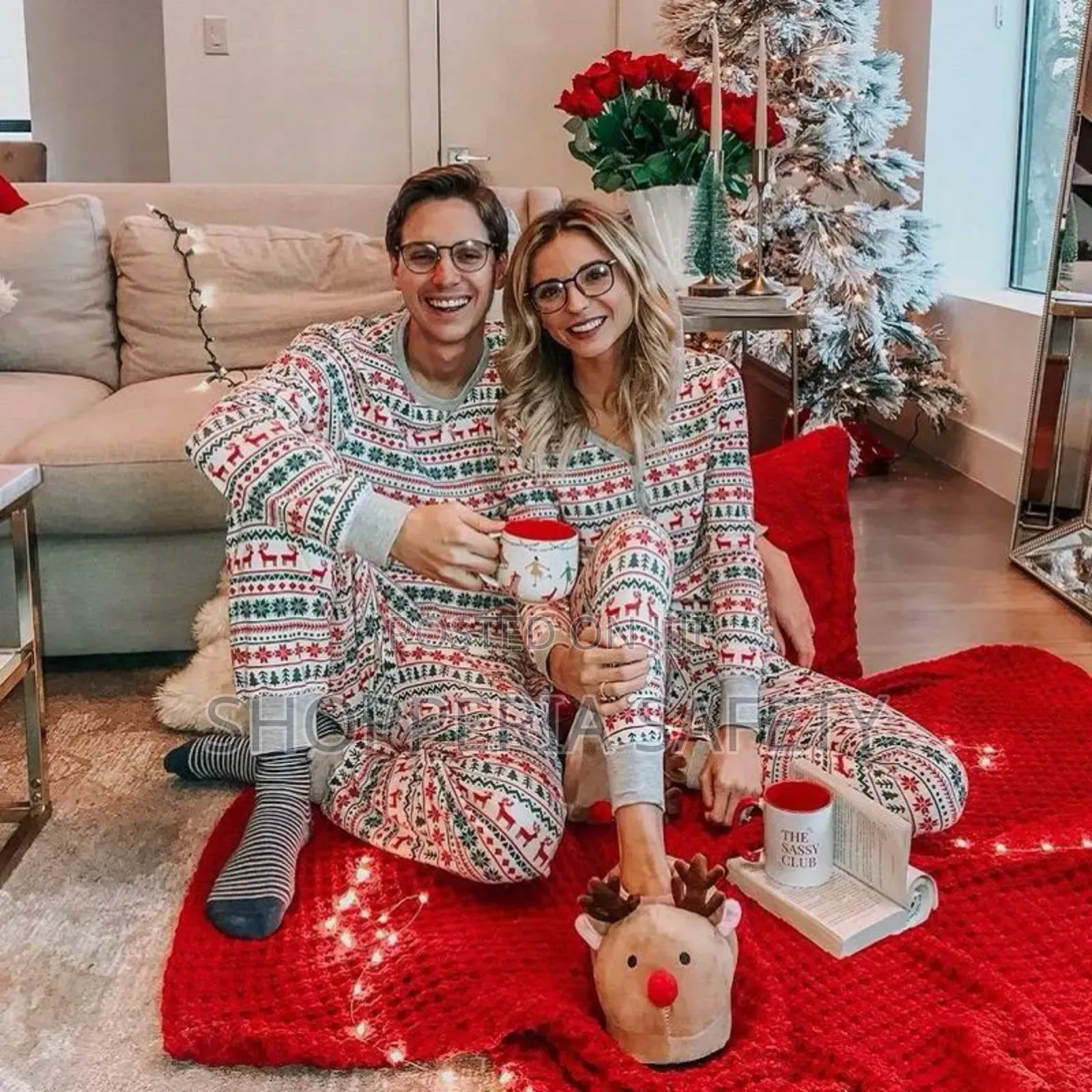 Adult Size Christmas Pajamas 14 and Above Years