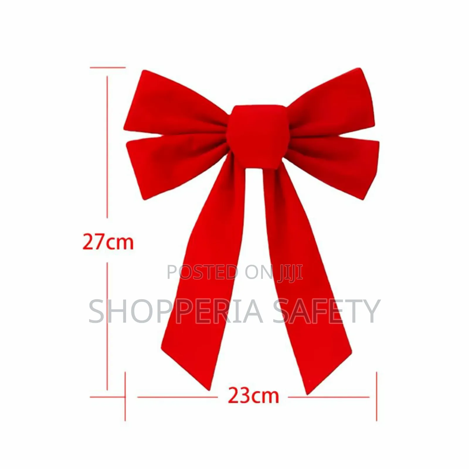 Red Bow- Large Size