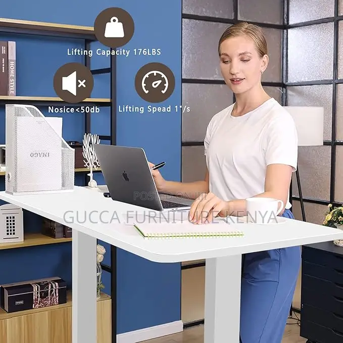 Office Tables:120cm Ergonomic Electric Standing Desk