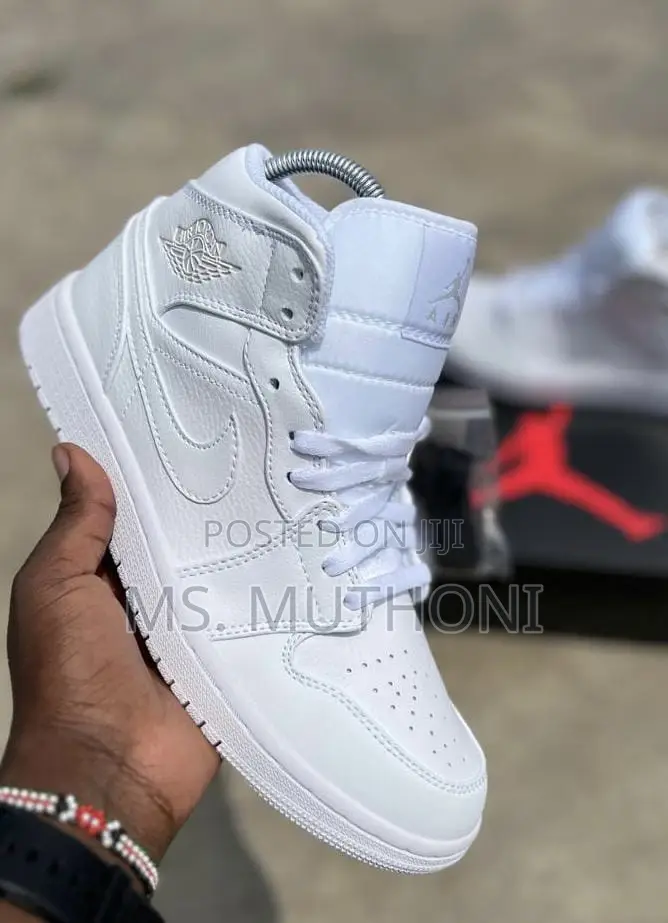 White *Jordan-1 Highcut* _39 40 41 42 43 44 45