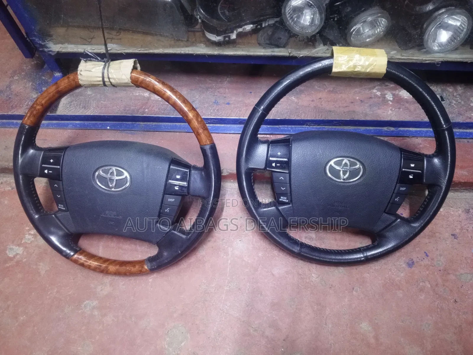 Toyota Mark X Stearing With Control Buttons