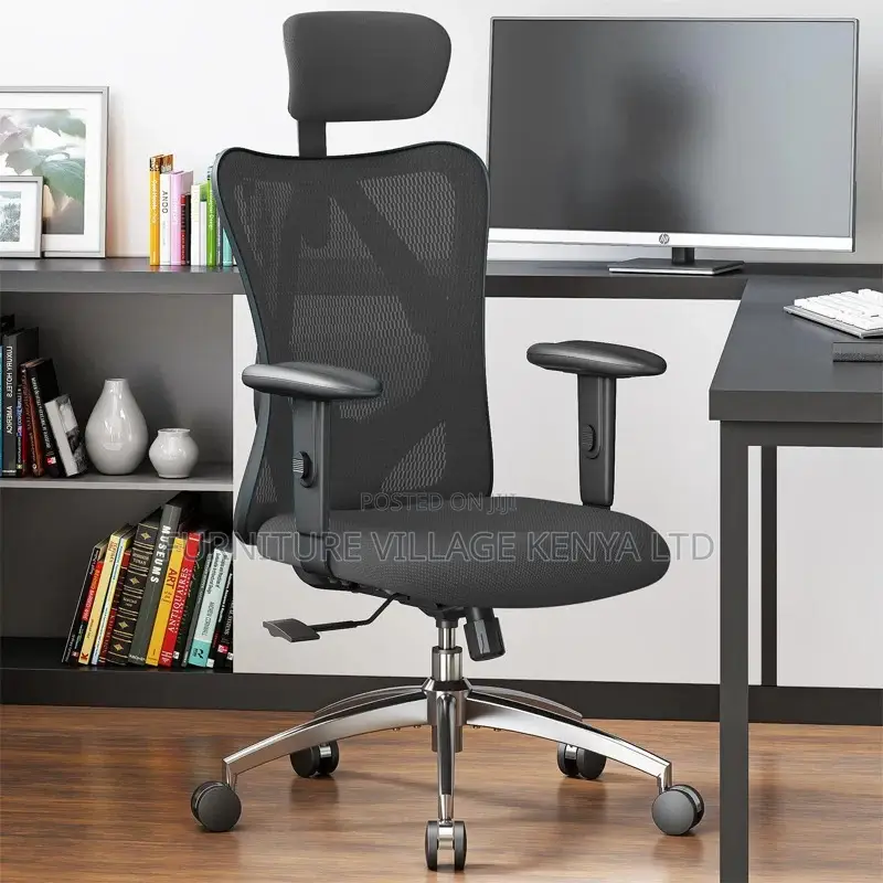 Staff Chairs; High-Back Orthopedic Executive Office Seat