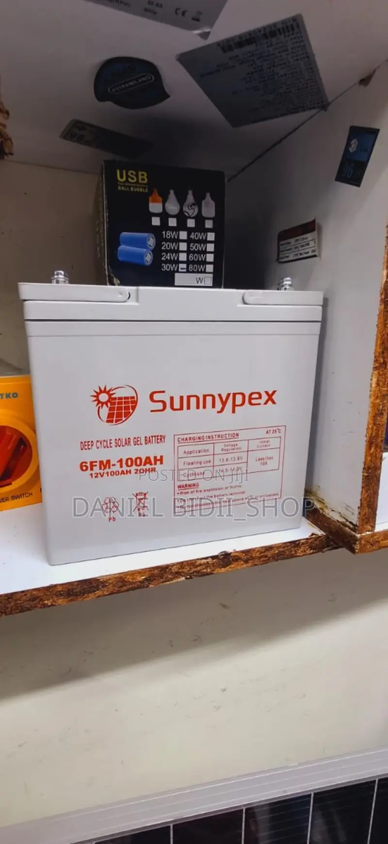 Sunnypex 100ah 12v Solar // Car Battery