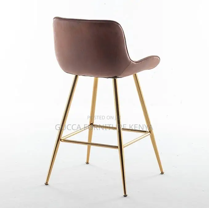 Home Chairs: Modern Upholstered Counter Height Barstool