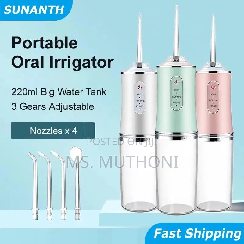 3 Pressure Portable Rechargeable Oral Irrigator