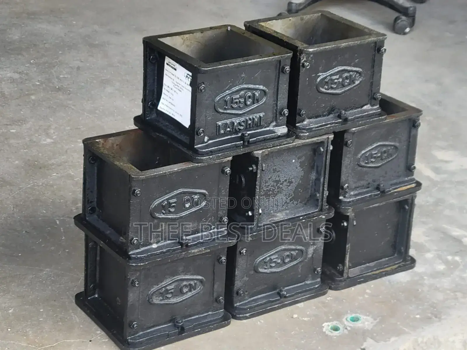 Concrete Test Cube Moulds- 150mm Cast Iron