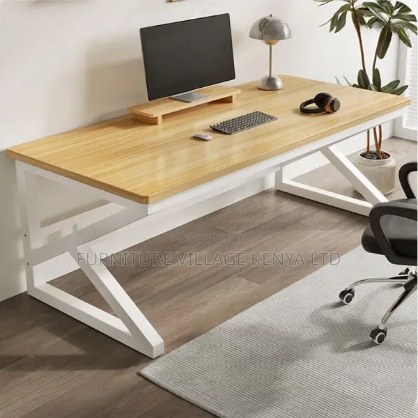Office Desk :Simple Wooden Office Desk