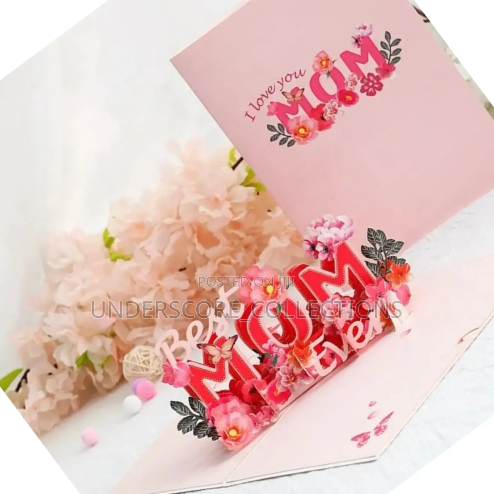 3D Mother's Day Paper Greeting Card Paper.