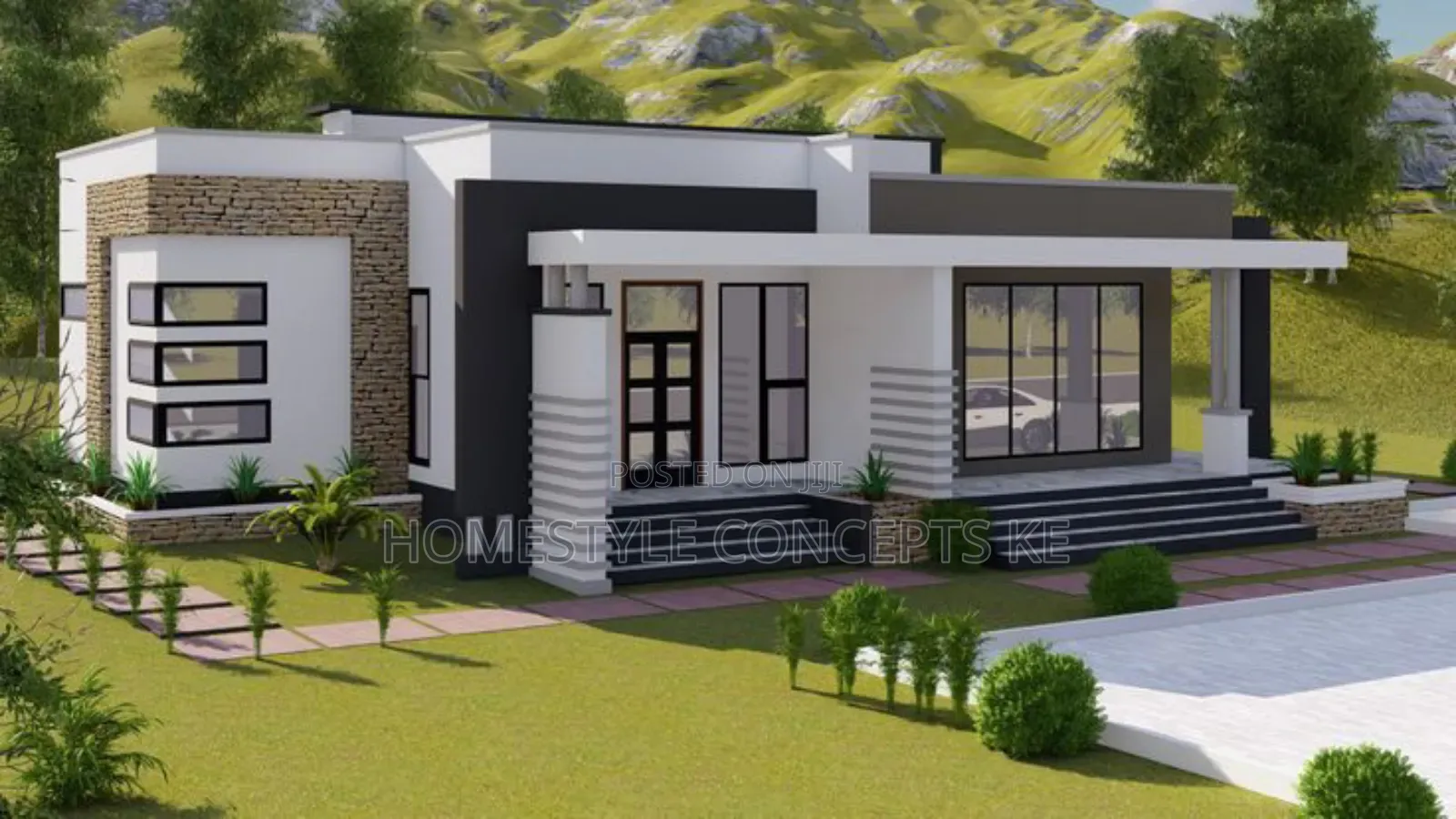 Home Houses Modern Design and Build Flat Roof Heap