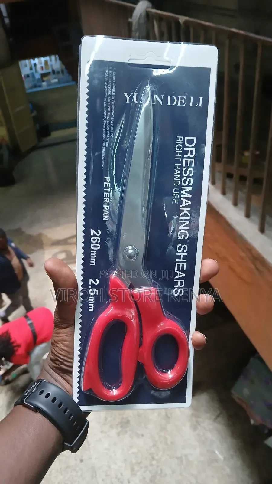 Dressmaking Scissors 260mm Tailoring Scissors- Red