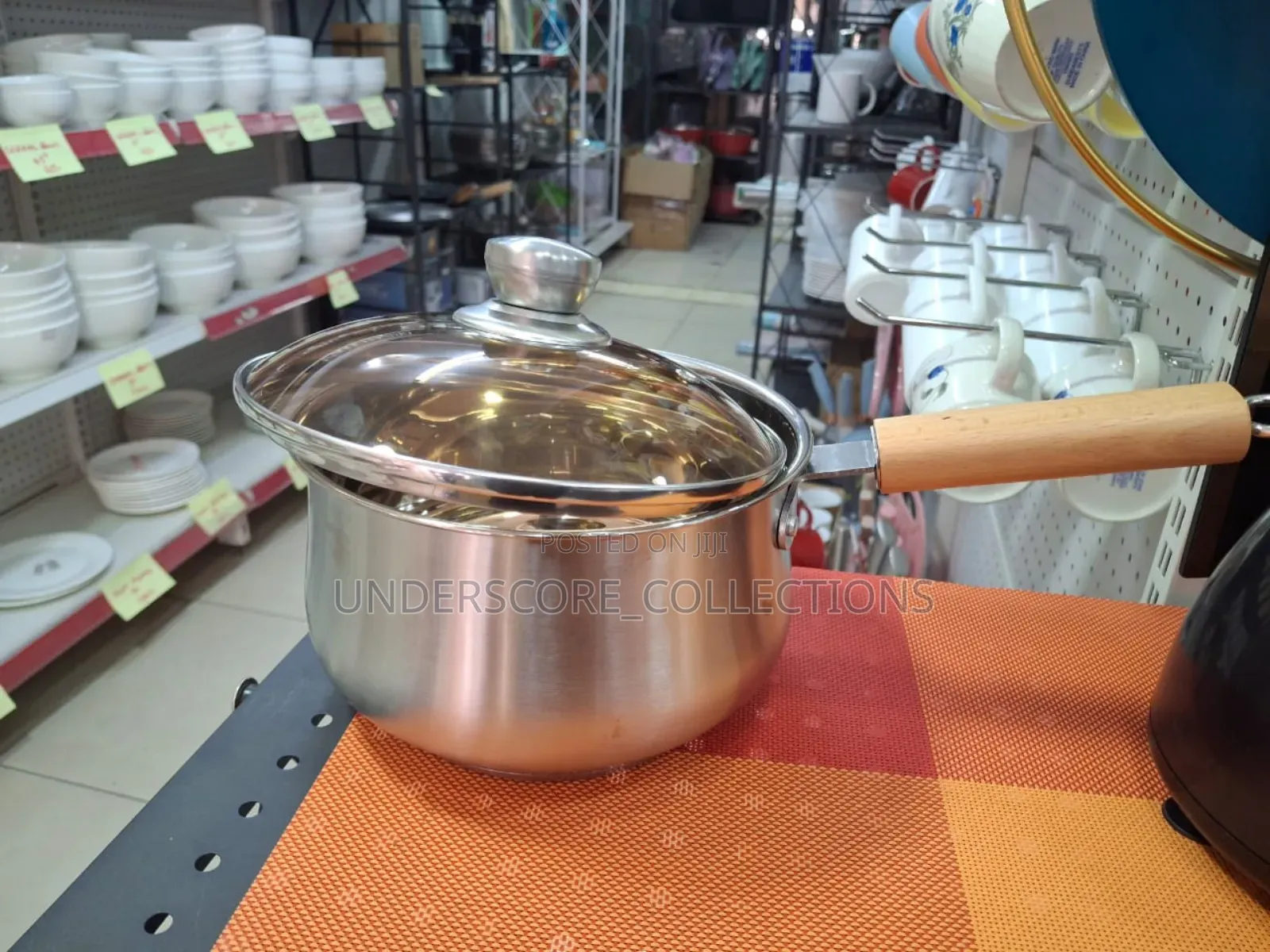 Heavy Duty Stainless Steel Cooking Pot 
Size:18cm