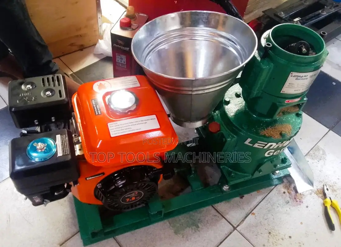 Pellet Machine Lenhard Germany With Petrol Engine 10hp