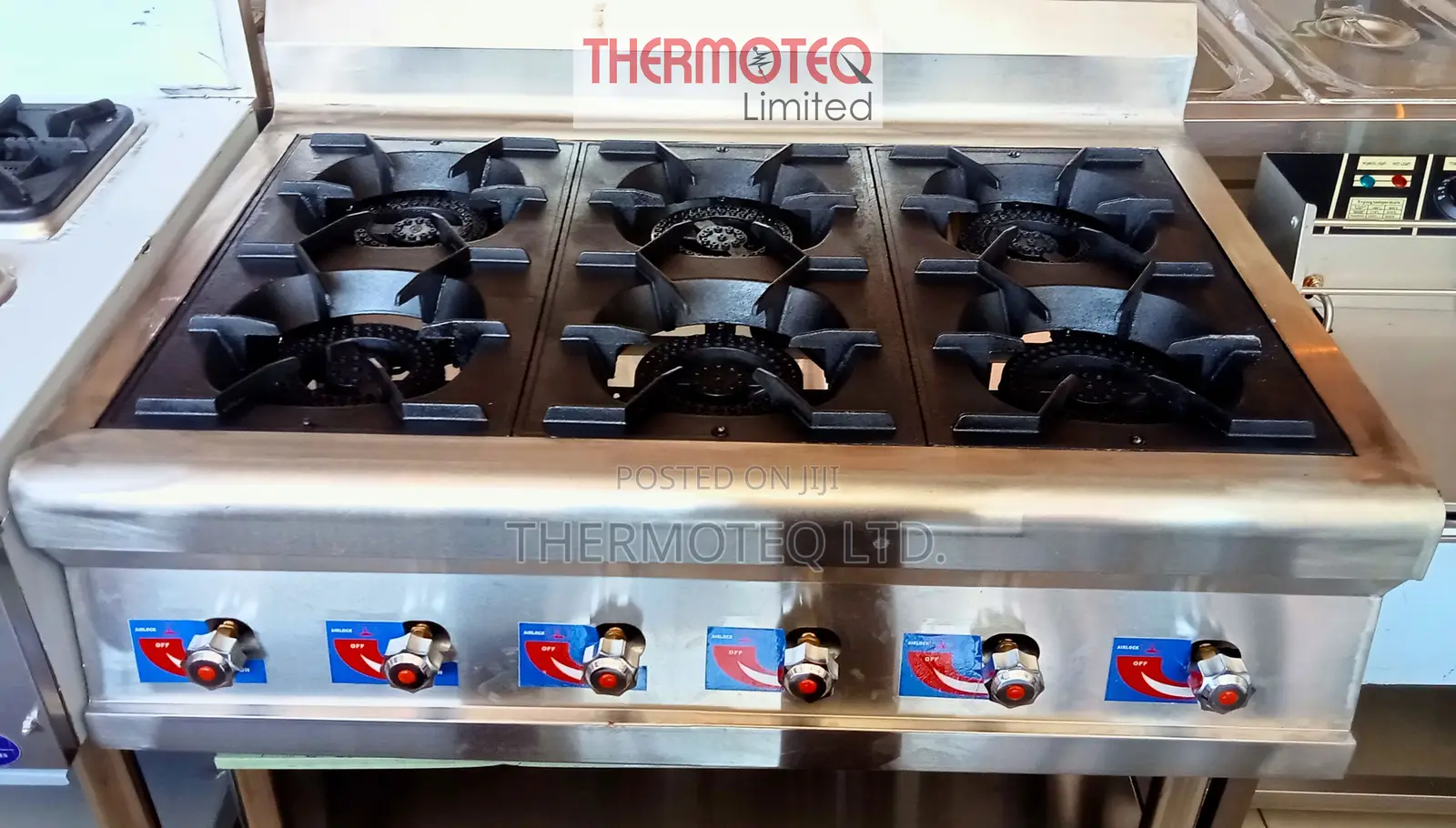6 Burner / 6 Head Gas Cookers (High Pressure / Commercial)