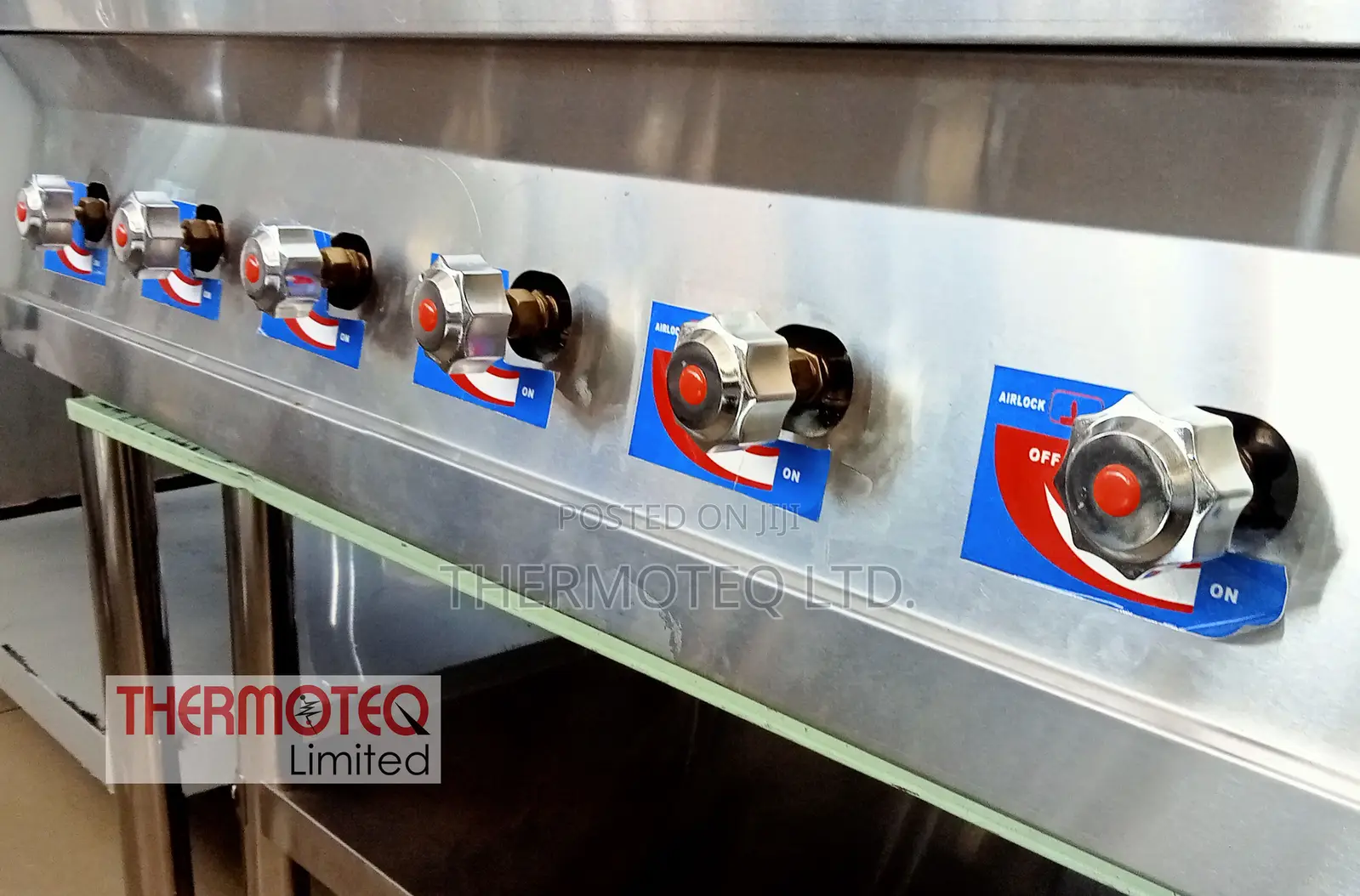 6 Burner / 6 Head Gas Cookers (High Pressure / Commercial)
