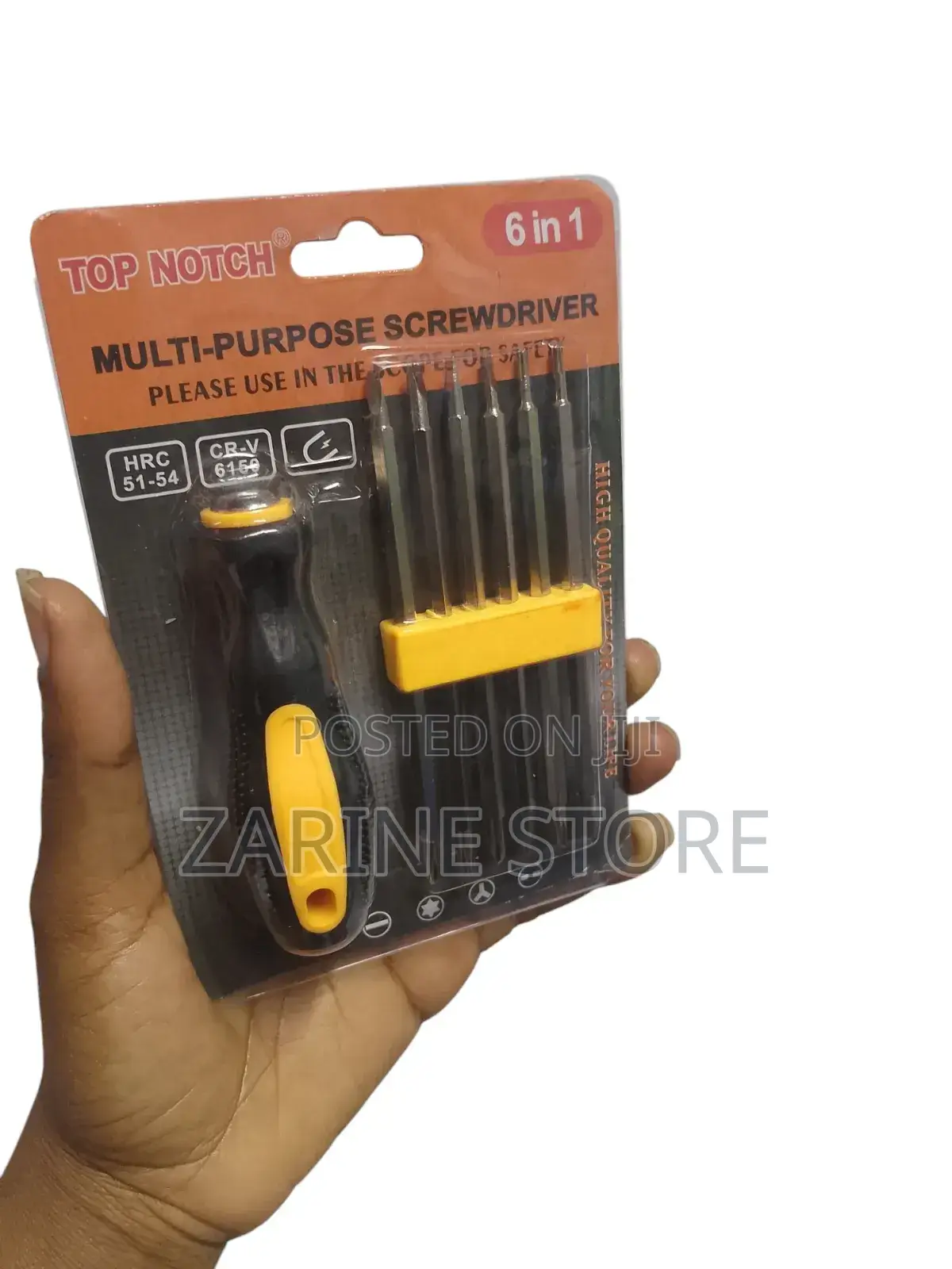 Top Notch Double Sided Screwdriver 6 in 1