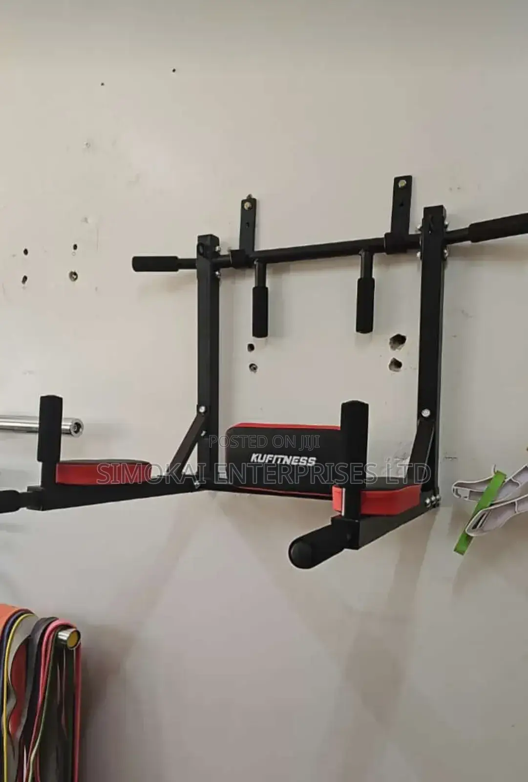 Wall Mounted Dip Pull Up Bar