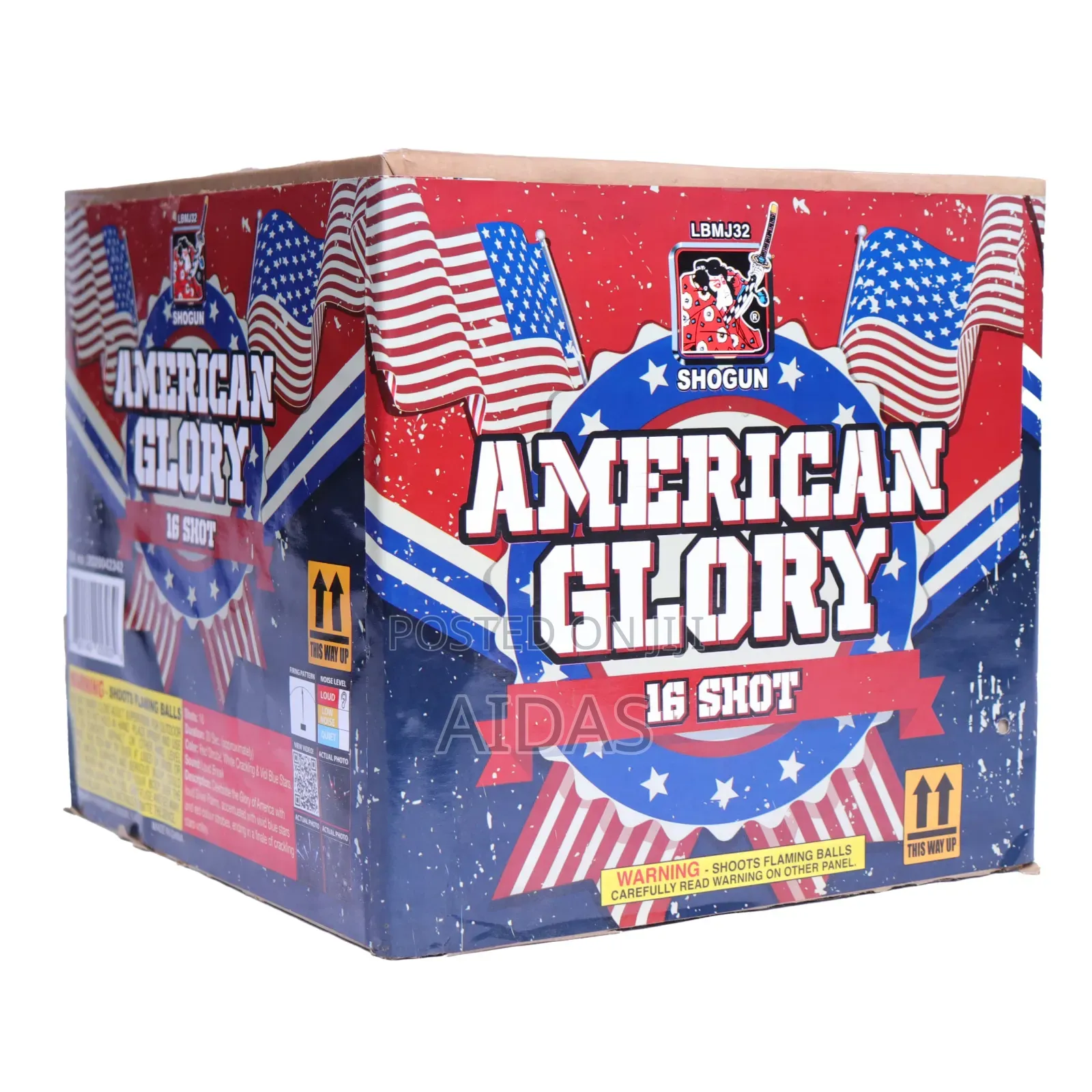 16 Shots American Glory Outdoor Fireworks